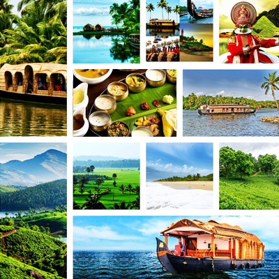 Kerala Culture Collage